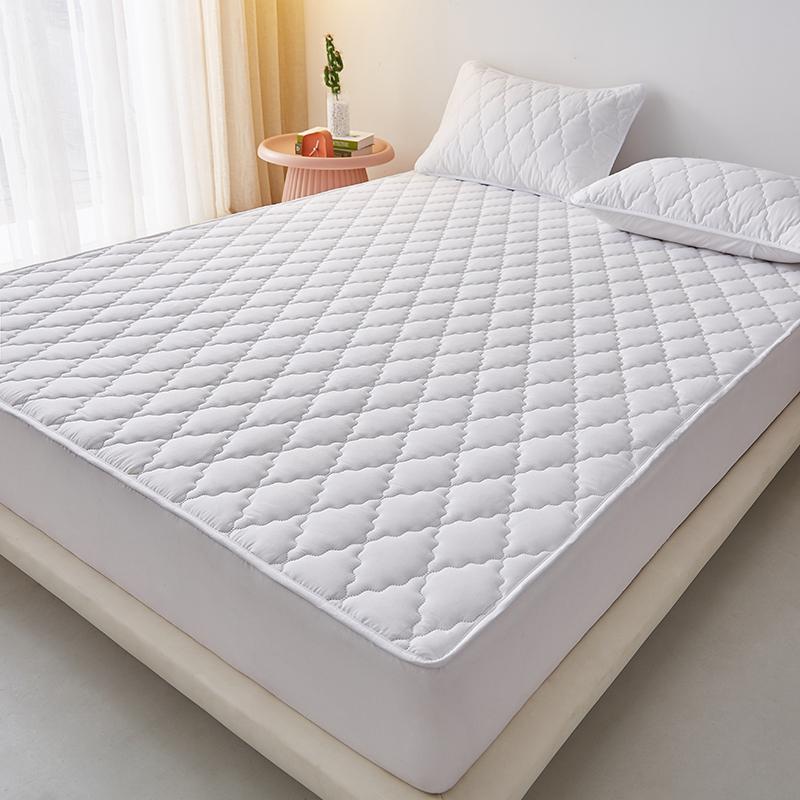 Waterproof Quilted Fitted Mattress Protector,Stain Resistant Mattress Cover,Soft Protective Bedding Mat Noiseless Mattress Cover