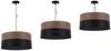 Single Hanging Lamp, Walnut Veneer Lampshade, 44Cm