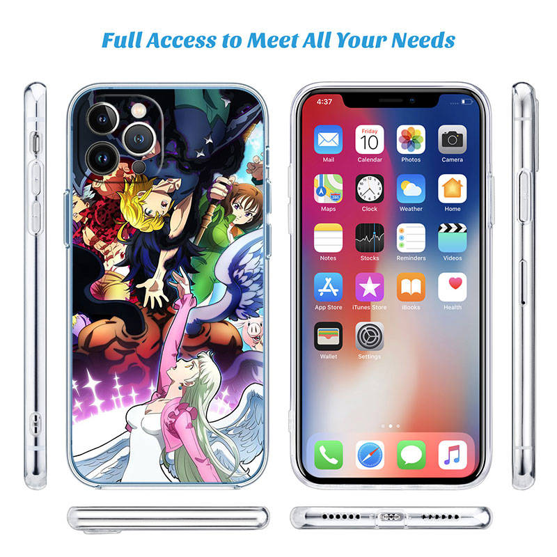 IR24 Seven Deadly Sin Case for Motorola E22S E7 G6 G7 G8 G9 Plus Power Play G10 G20 G04 E30 E40 E22 E20 E13 E15 G22 G23 G05 G75 G35 G55