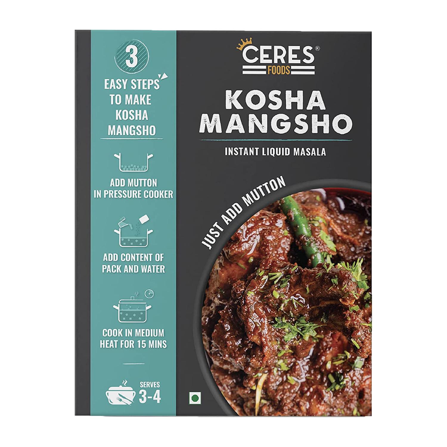 

CERES FOODS Indian Bengali Kosha Mangsho Instant Liquid Masala, 7,05 унции