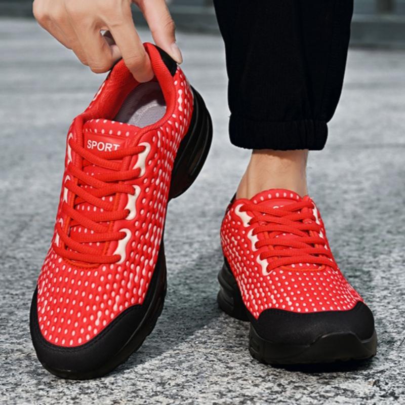 Fashion Sneakers for Men Comfort Air-cushion Running Sports Shoes Soft Sole Non-slip Trainers for Jogging Fitness Training