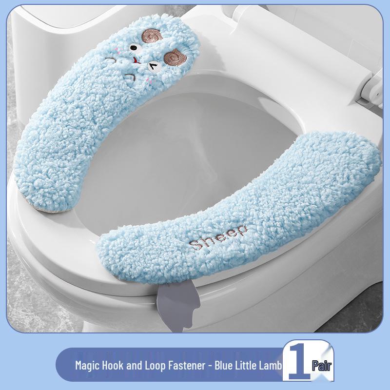 Universelles Cartoon Verdicktes Toilettensitzkissen - Warme Klebepads