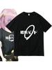 Unisex Anime Cos BOCCHI THE ROCK Hitori Gotoh Ljichi Nijika Cotton Casual Short T-Shirt Tee