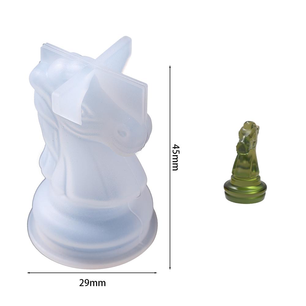 3D Chess Piece Silicone Mold International Chess Queen King Epoxy Resin Casting Mould for DIY Crystal Epoxy Resin Crafts