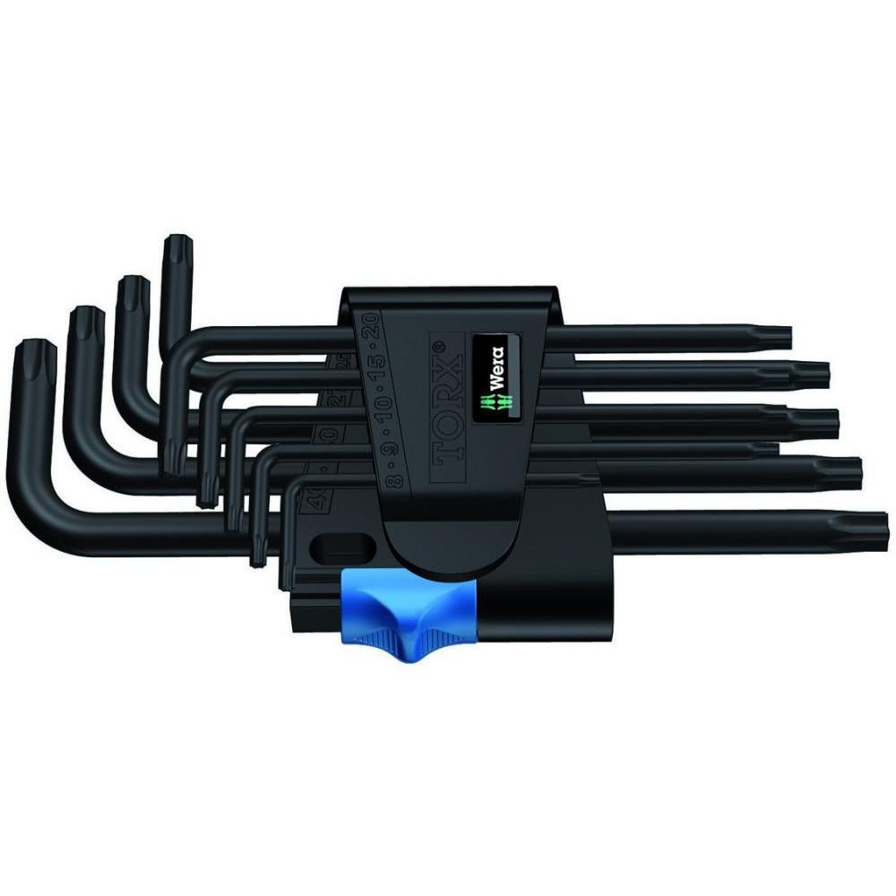 

Набор ключей Wera We-024244 967 9 L Torx Hf Blacklaser 1 Г-образный фиксированный 9 Пр