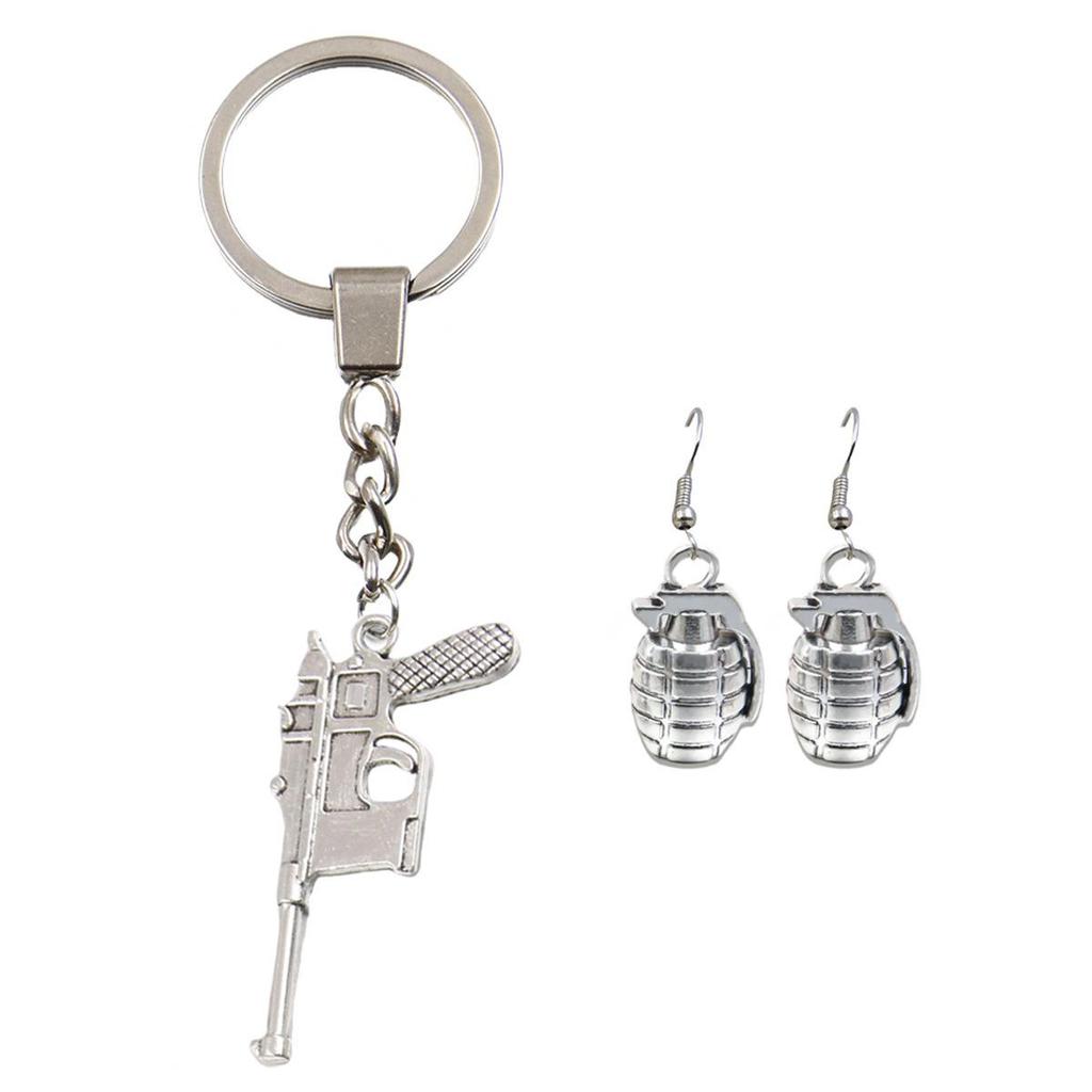 DIY Weapon Charm Pendants - Gun, Grenade, Dagger Models
