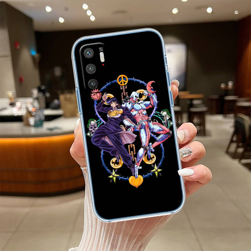 JoJo's Bizarre Adventure Case for Motorola E7 E22 E20 E13 E15 E22S E30 E40 G10 G20 G04 G22 G23 G05 G75 G35 G55 G6 G7 G8 G9 Plus Power Play