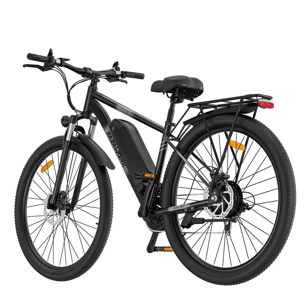 Zazawork CF29 Elektrofahrrad 250W Motor 29"x2.1" Reifen Stadtelektrofahrrad 21 Gänge Doppelscheibenbremsen 48V 15Ah LED-Anzeige Höchstgeschwindigkeit 35 km/h