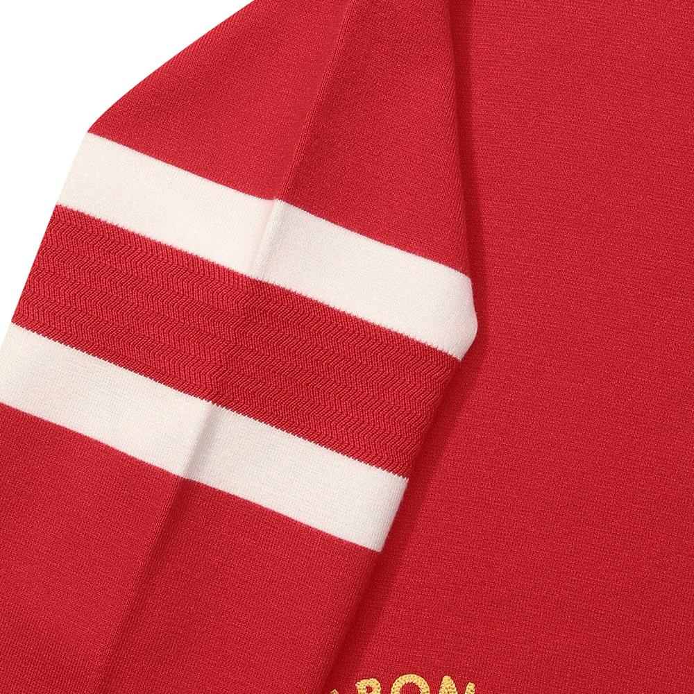Malbon Golf Knit Full-Zip Jacket Red (Man)