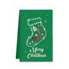 Christmas gift hanging kitchen towel hand wipe absorbent towel household bathroom cartoon hanging towel cleaning rag