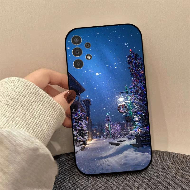Christmas Phone Case For Samsung Galaxy A22 A32 A52 A13 A23 A33 A53 A14 A24 A34 A54 4G 5G Soft TPU Silicon Protective Case Cover