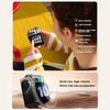Metal Mechanical Bluetooth Speaker LED Display Screen RGB Desktop Subwoofer Wireless Loudspeaker Support Calendar Alarm Clock