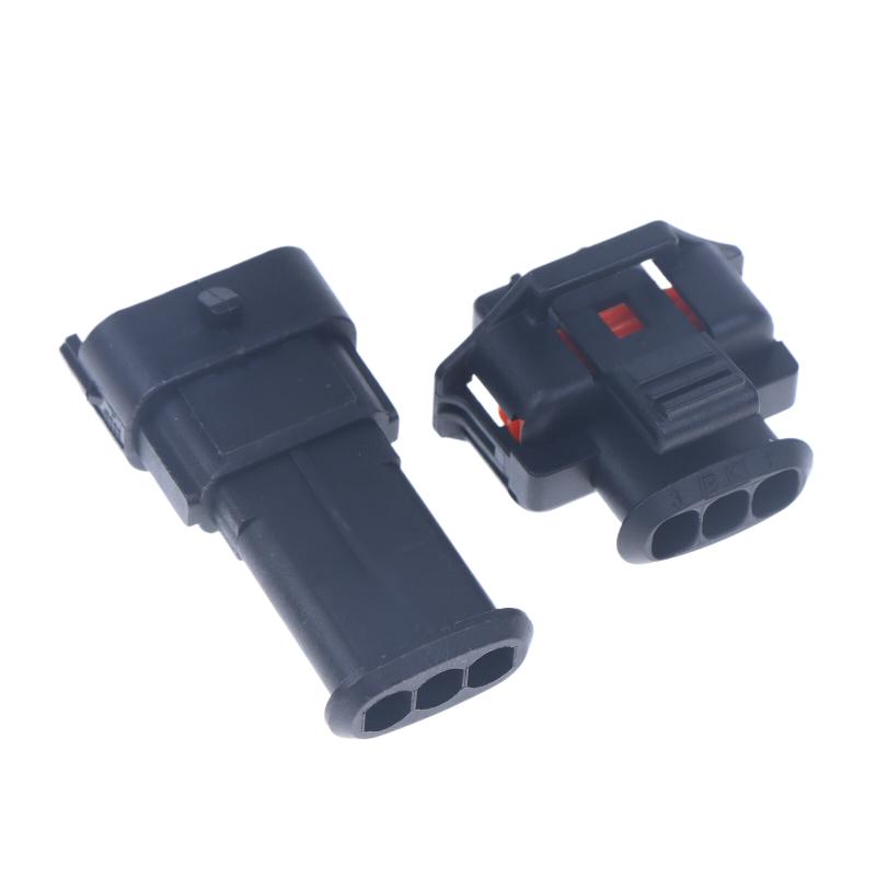 1 Set 3 Pin Male Female Auto Diesel Injection Pump Connector Pressure Crankshaft Sensor Plug For 1928404227 1928403966