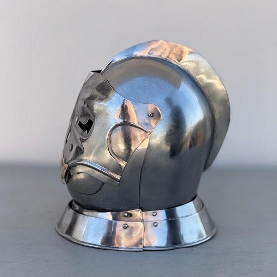 Medieval Skull Helmet Demonic Ghost Face, Cosplay LARP Armor