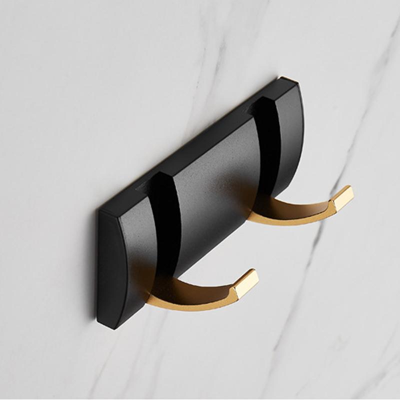 Coat Rack Wall Mount - Modern, Metal Wall Coat Rack Sturdy Wall Hook Rack Rail for Hanging Coat, Jacket, Clothes, Hat