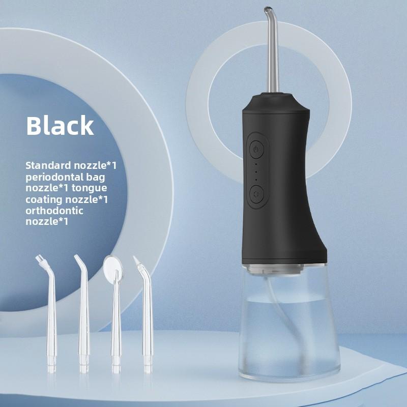 

Электрический портативный очиститель зубов, чистка полости рта для взрослых, скруббер для удаления камней, ополаскиватель, мойка зубов, ирригатор чёрный