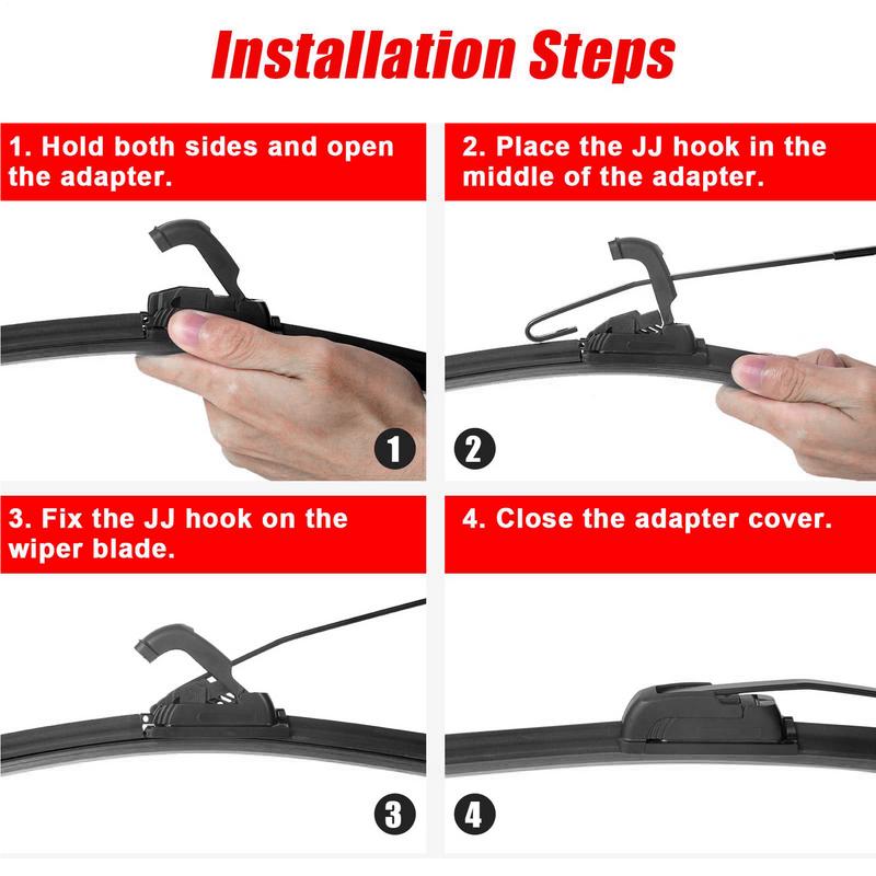 12V Electric Windshield Wiper High Performance Wiper Motor Kit Vehicle Wiper Replacement Parts 12V Electric Motor Window Wipers