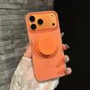 Frosted Magnetic Case For Magsafe Magnetic Phone Case For iPhone 17 16 15 Pro Max Air With Holder Wireless Charging Cover