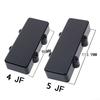 10*4*2cm Guitar Pickup Covers 1pc 45g Black Plastic