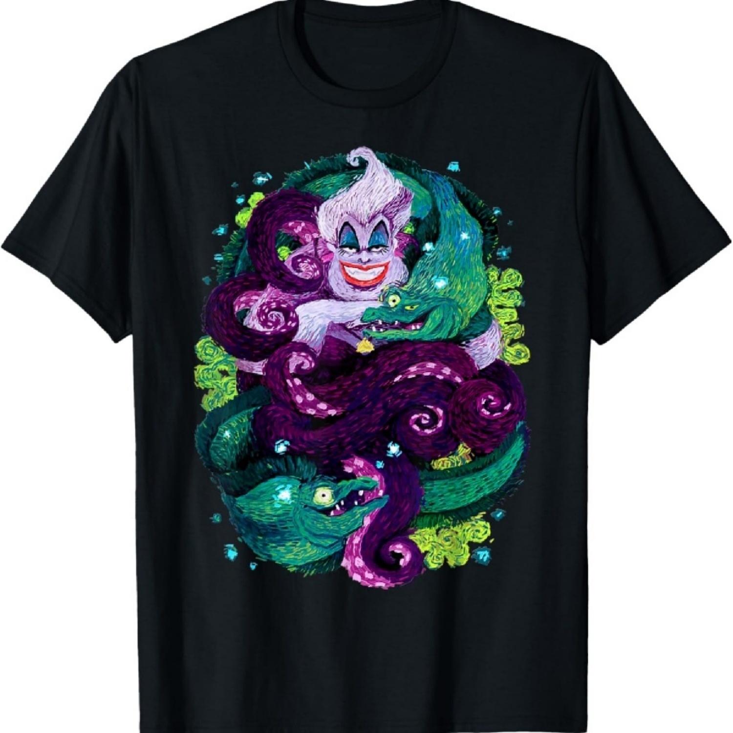 Disney The Little Mermaid Ursula Sea Witch Painting T-Shirt XXXXXL разноцветный