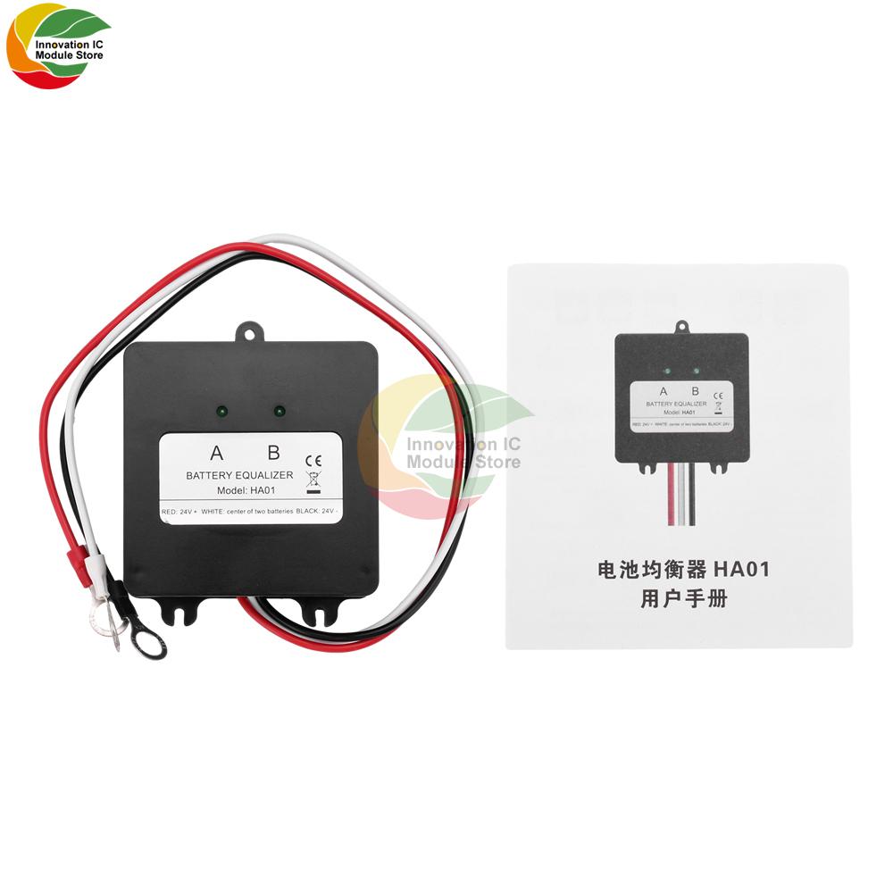 

12V/24V Battery Equalizer BMS Solar System Battery Balancer Li-ion Battery Lead-Acid Battery LED Display