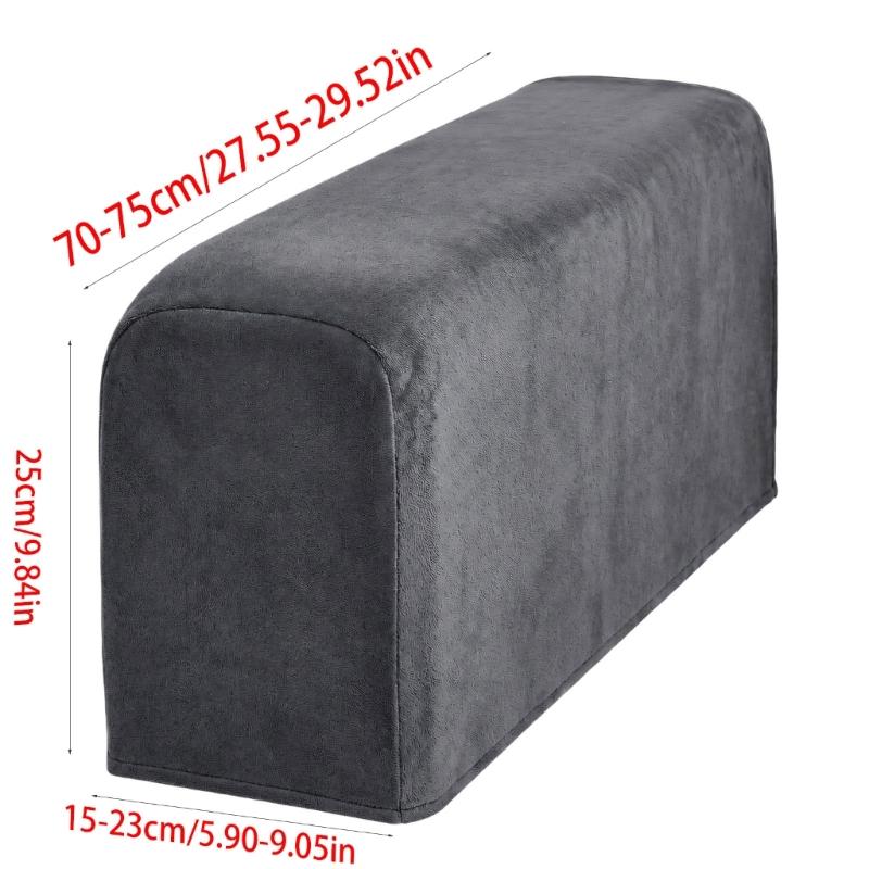 2PCS Elastic Armrest Covers For Sofas Couch Nonslip Design Fit Most Furniture Sofa Arm Slipcovers Arm Chair Protectors