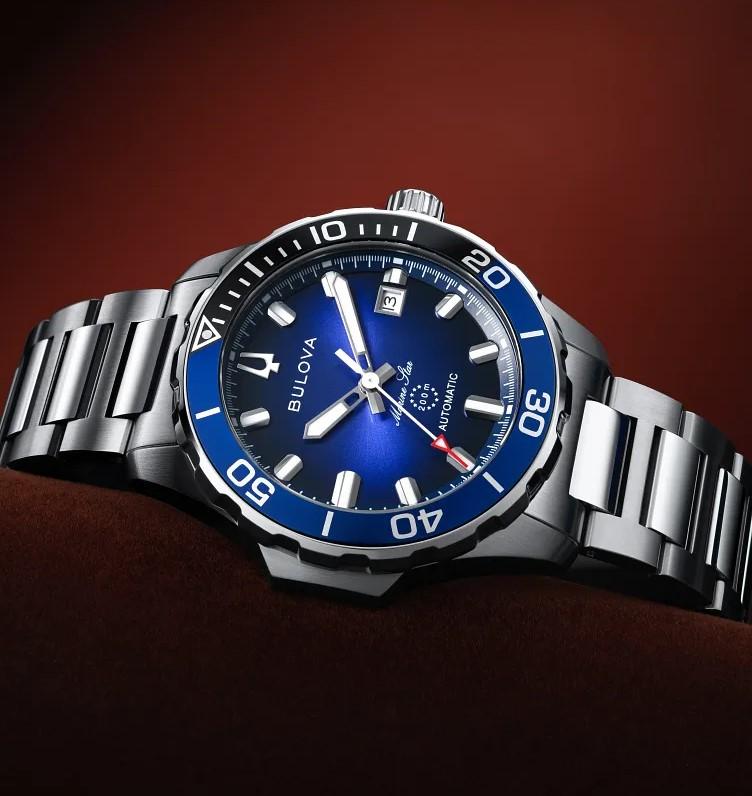 Bulova Marine Star Series Automatic 41mm Men's Watch 98B466