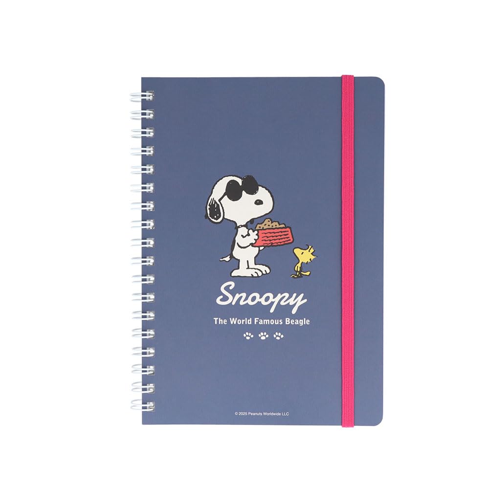 

Канцелярские товары Snoopy Ring New Life Joe S2643162 Sun-Star Блокнот, Тетрадь, B6, Коллекция, Крутой,