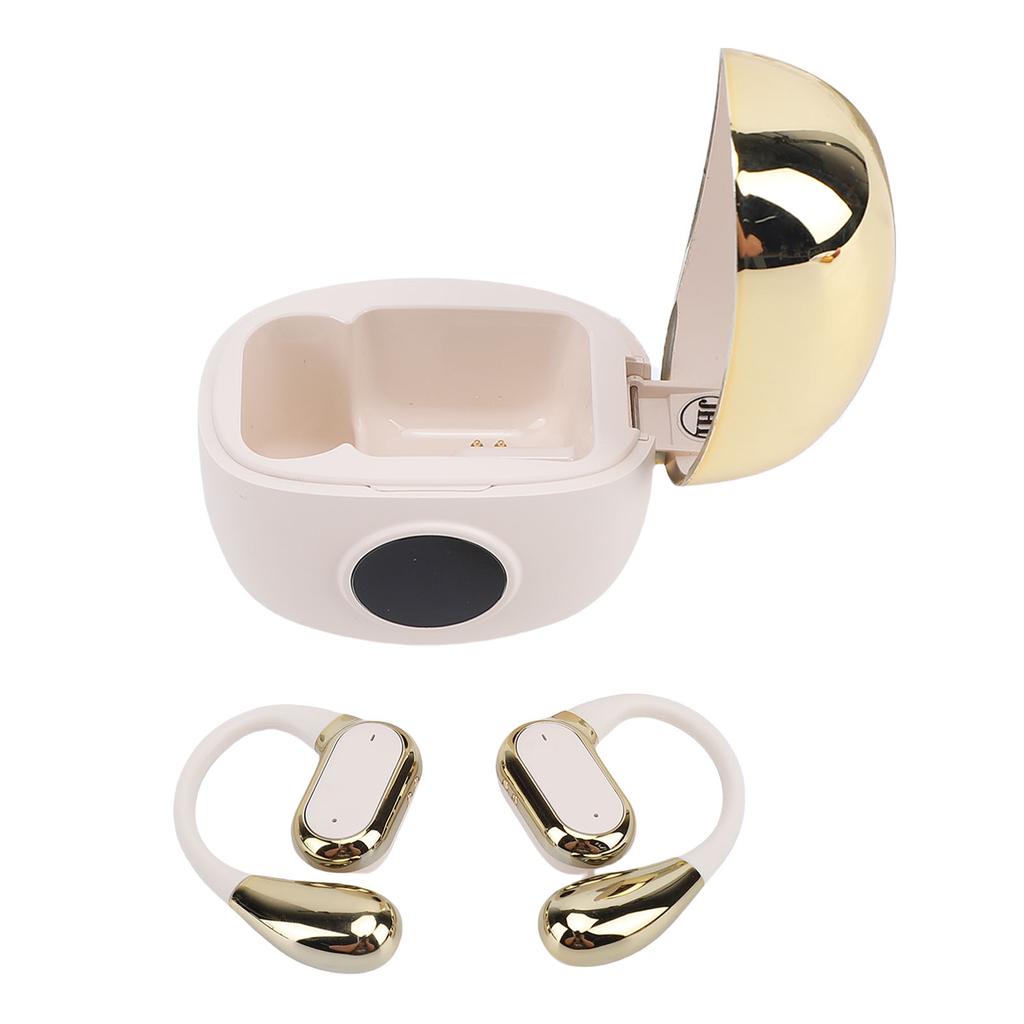 Wireless Earbuds Headphones with Flexible Earhook HiFi Sound ENC Noise Cancellation 60H for Cycling Running Workout