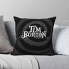 Federa per Cuscino Quadrata Film Tim Burton Poliestere Lino Velluto Zip Creativa Decorativa Federa per Cuscino da Lancio Copricuscino per la Casa