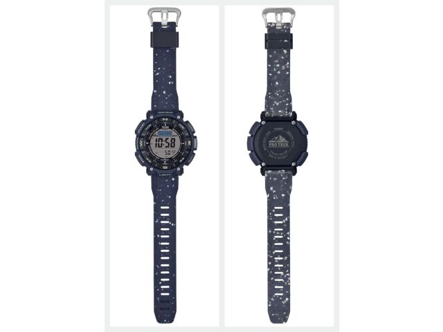 Casio PRO TREK PRG-340SC-2JF Climber Line Triple Sensor Solar Watch Blue 51.7mm