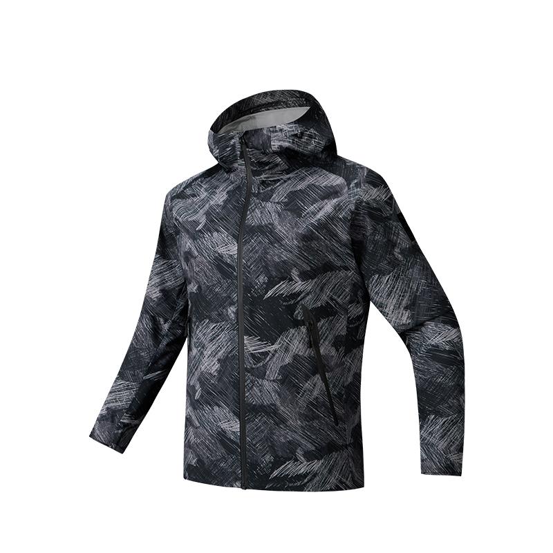 Anta x ZHONGGUOGUOJIADILI,LIANMINGKUAN Outdoor Collection Waterproof, Windproof, And Rainproof Windbreaker Jacket Men s 152546604-4 XL