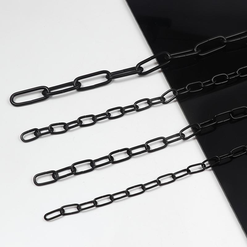 Black Hanging Chains for Flower Pot Basket Bird Feeders Planters Lanterns Ornaments Garden Plant Hangers, Wire 1-3mm,1-10 Meter