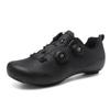 Herren-Fahrradschuhe XT3001 Mit Drehverschluss Atmungsaktives Leder-Obermaterial MTB- und Straßen-Klickpedal-Optionen