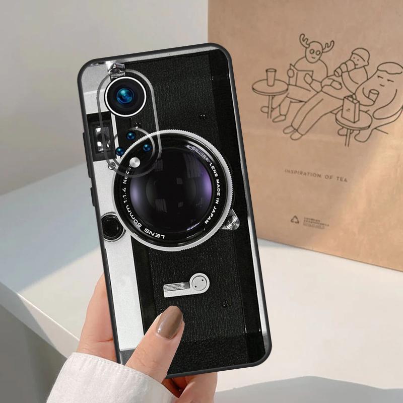 Retro Classic Vintage Camera For Honor Magic 8 5 6 7 Pro Case For Honor 400 200 Lite 50 70 90 X8c X8b X9a X9b X9c X9d Win
