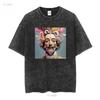 SALVADOR DALI T SHIRT abstract surrealism mens boys new long or short sleeves vintage Washed Soft homme Breathable Slightly