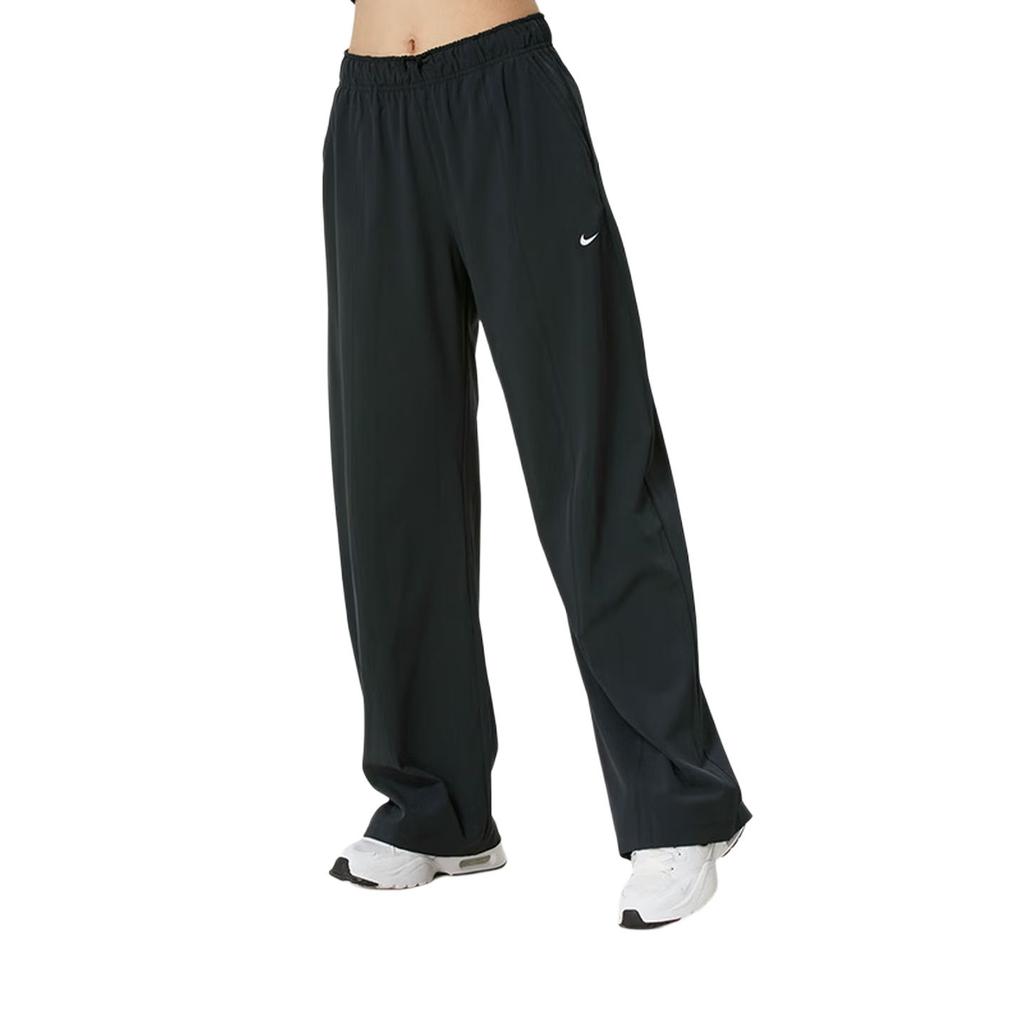 Nike Comfortable Soft Skin-Friendly Solid Color Lace-Up Casual Pants Women bottoms IQ0343-010