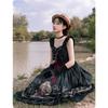 Gothique Lolita Halloween Gothique Noir Mori Girl Volants Été Thé École Culturel L [SSUPTEMBER2] Robe, Costume, Cosplay, Lolita, Style, Filles,