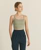 Reina Mora Relaxed Lip Bra Basil Green