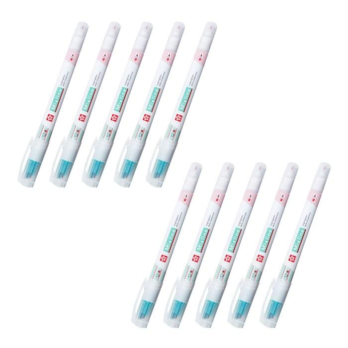 Sakura Craypas Fluorescent Pen Mixline Blue Green 10-Count VUK-T#28(10)