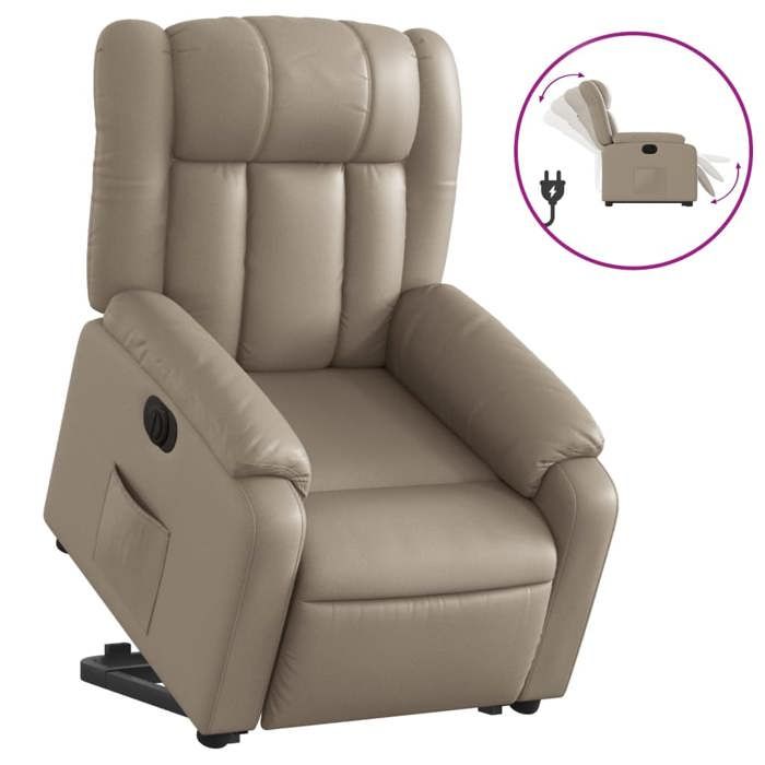 VidaXL Electric Recliner, Relaxation Chair with Backrest, Seat with Armrests, Living Room TV Armchair, 3205284