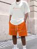Herenpak korte mouw T-shirt en korte broek