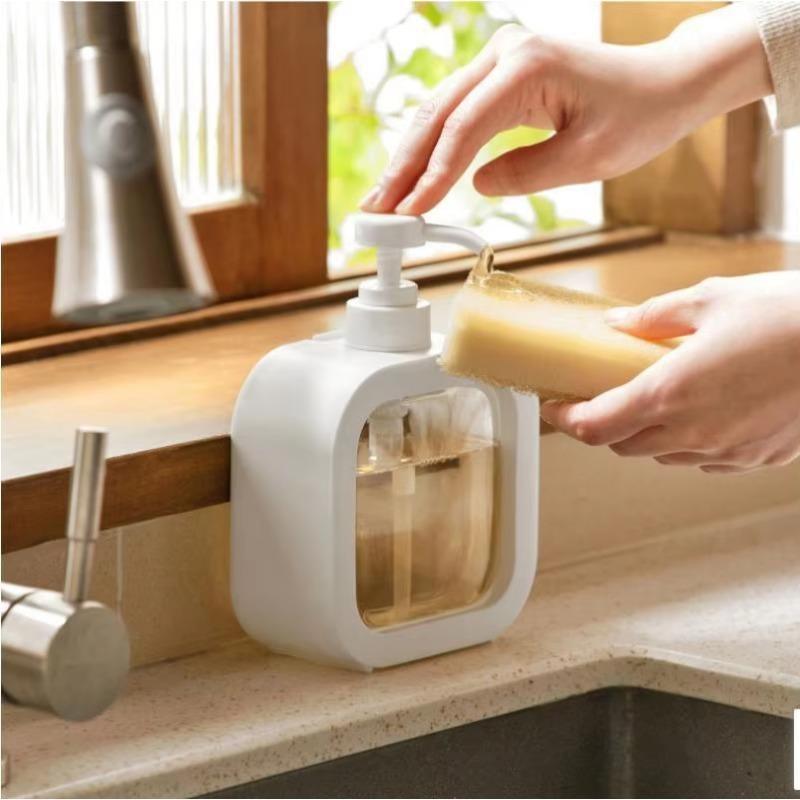 300/500ml Travel Dispenser Empty Bath Pump Bottle Household Bathroom Soap Dispensers Refillable Lotion Shampoo Shower Gel Holder
