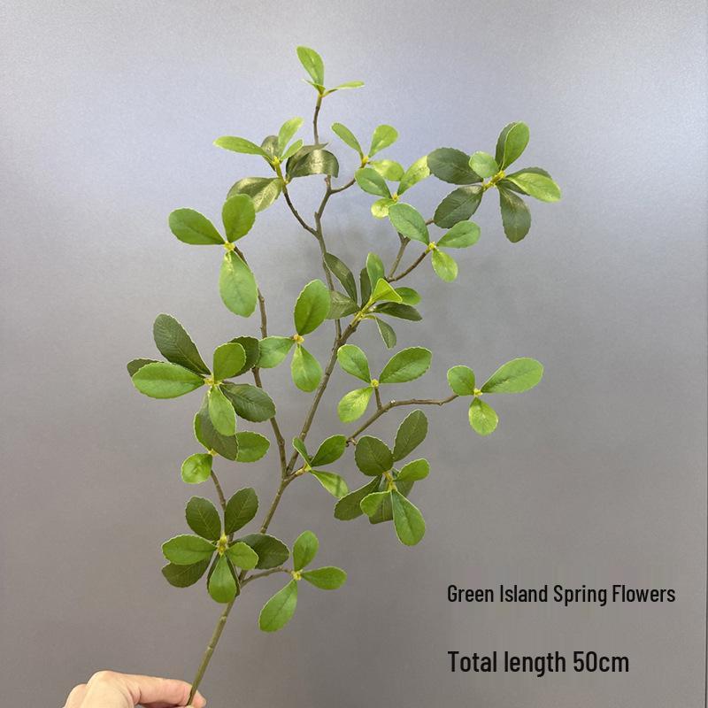 Peyzaj ve Bahçe Dekorasyonu İçin Yapay Bahar Çiçek Düzenlemeleri Yaprakları