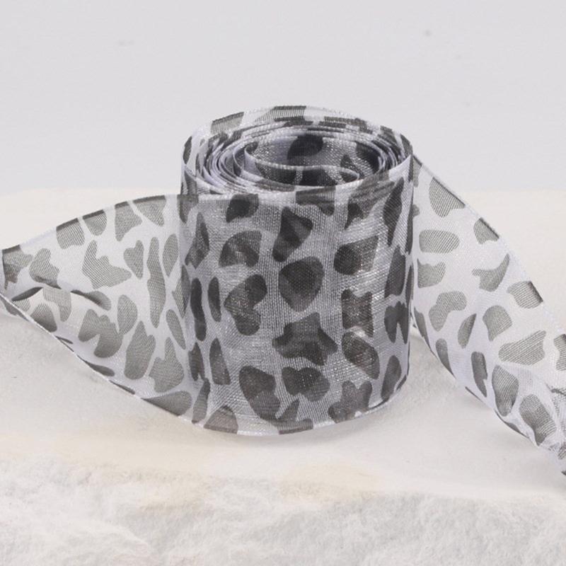 Leopards Print Sheer Ribbon Shoe Laces 140cm Long Flat Shoelaces Polyester Shoe Laces for Adults Kids Trainers Sneakers