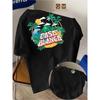 T-shirt Grafica con Paesaggio Costiero di Casablanca in Offerta Speciale Stampa Vacanza al Mare Moda Larga Casual Oversize Uomo Donna Manica Corta Top Estivo Nuova Maglietta