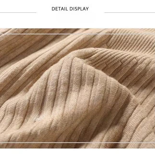 Women's Plus-Size Knitted Skirt Autumn and Winter Loose Short A-Line Midi Skirt