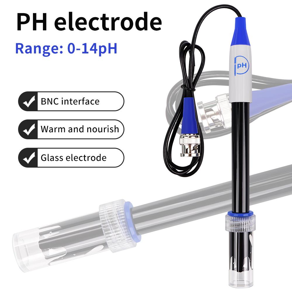 Replacement Probe PH/ORP Composite Electrode BNC Connector ORP Sensor PH Probe for Fish Tank Aquarium Hydroponic Water Analyzer