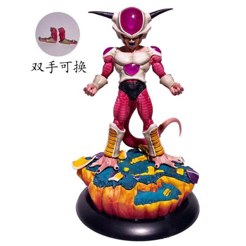 Dragon Ball, White Hole First Form Frieza Figure, Nami Kee Animation Surrounding Super Saiyan Model