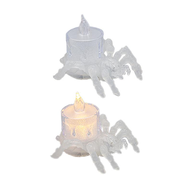 

Хэллоуин тыква лампа LED украшение светящийся паук свеча свет хоррор атмосфера украшение макет симуляция реквизит свет